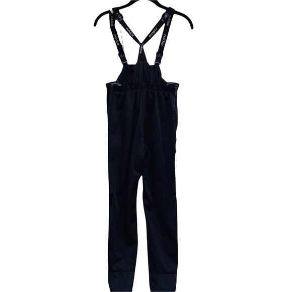 RUKKA Pants - Rukka Womens Girls Bib Pants Size 158 Zip Off Wind Stopper Navy Blue S Vintage